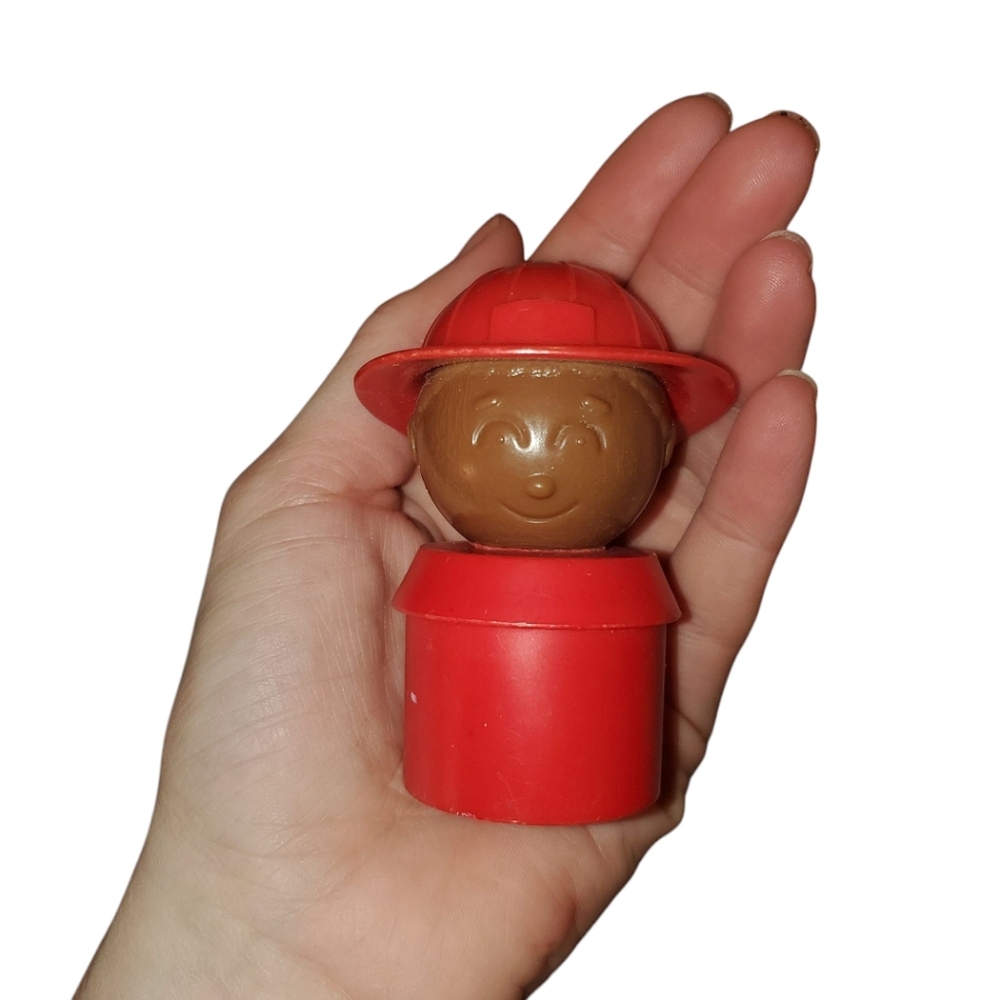 Vintage Tupperware Toy Fireman